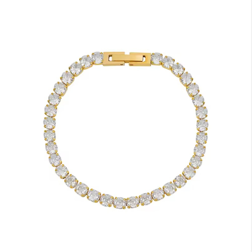 18K Gold Tennis Bracelet